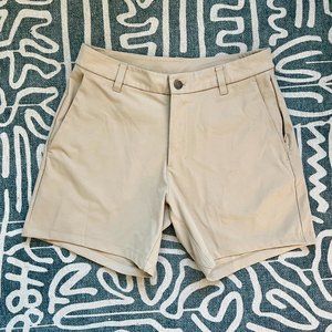 Lululemon Commission Short Classic Warpstreme 30” waist and 5” Trench color